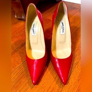 Jimmy Choo classic pumps, 4” heels, very good condition light ware.